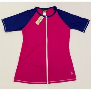 Tommy Bahama Women’s Swim Wear Zip-Up Shirt